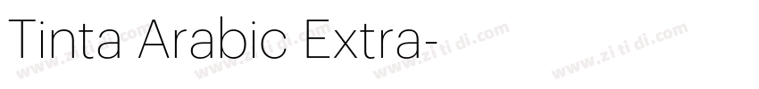 Tinta Arabic Extra字体转换 Tinta Arabic Extra字体转换